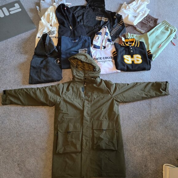 RESELLERS FLIPPERS 12 Piece Sweatshirt / Jacket Lot ALL BRAND NEW Designer Co's - Picture 1 of 5